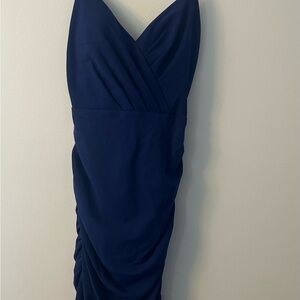 Elegant Blue Women's Dress